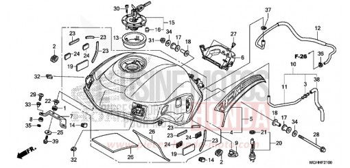 FUEL TANK VFR1200XH de 2017